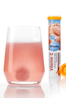 Comprimés Effervescents De Vitamine C, 20 Pièces, 82g/ DLC: Aout27