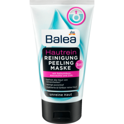 Balea Nettoyage + peeling + masque de peau 3en1