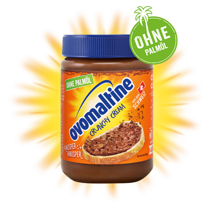 Ovomaltine Pâte à tartiner au Chocolat, Crème Croquante, 380g