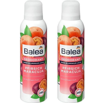 Image sur Balea Pack 2 Déodorant Pfirisch Marcuja - Deodorant Spray 2 x 200 ml