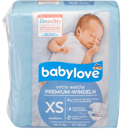 Babylove Lingettes humides sensibles (2 x 80 pièces) 160 pcs