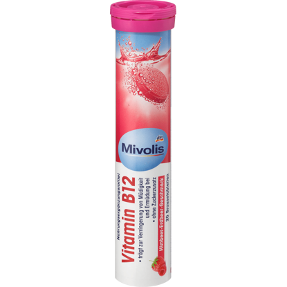 Comprimés effervescents multivitamines 20 pièces Mivolis 82 g