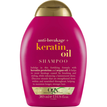 Shampooing à l'huile de kératine anti cassure, 385 ml