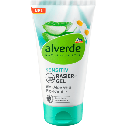 Gel Rasage Sensible à l'Aloe vera Bio & Camomille Bio