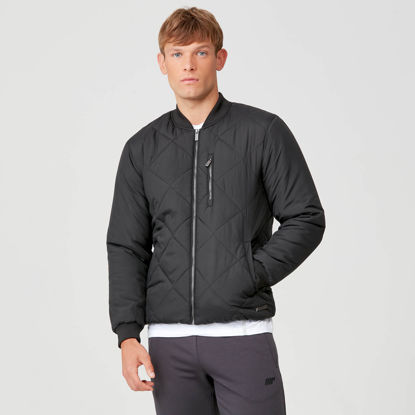 Veste Blouson Matelassé - Pro-Tech Quilted Bomber - Jacket Homme Noir