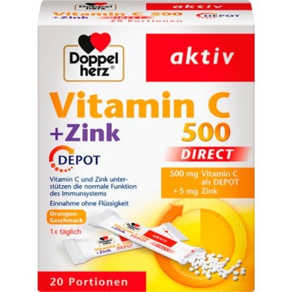 Vitamine C 500 mg + Zinc direct dépôt direct granulés