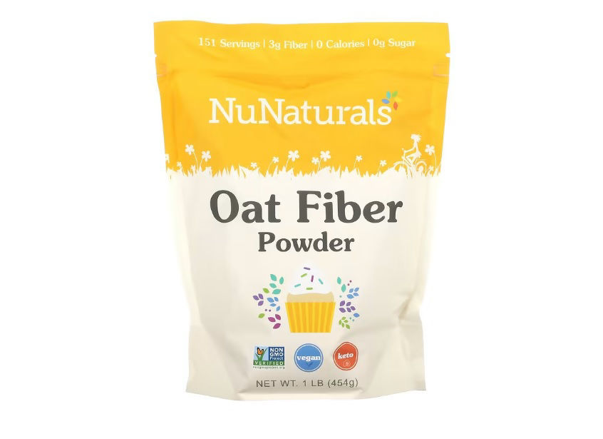 NuNaturals Oat Fiber, fibre d'avoine 454 g Hbito.ma